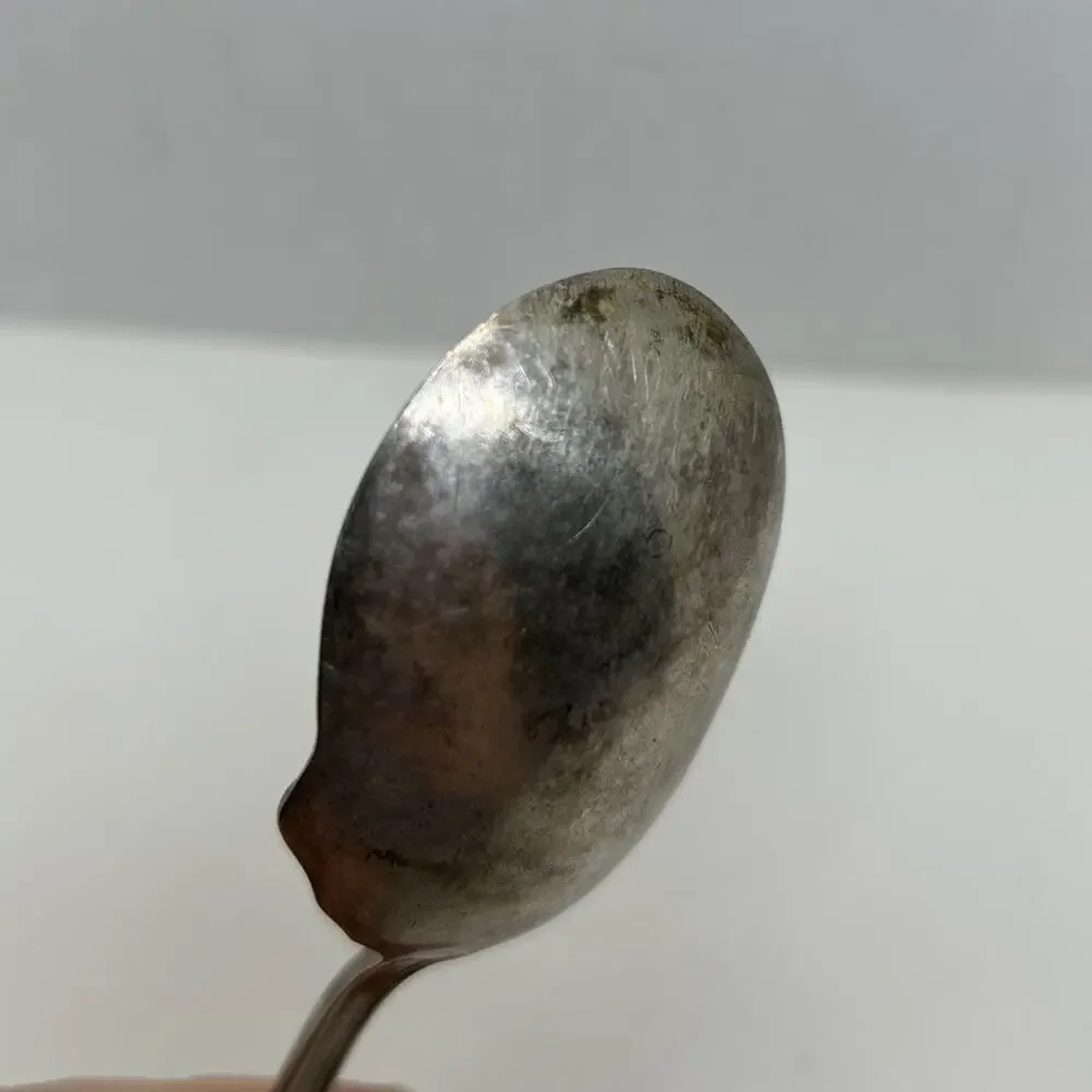 Antique Wm Rogers & Son Silverplate AA Berry/Serve Spoon -Daisy Pattern - Sugar